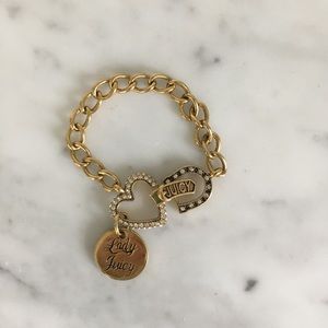 Juicy Couture Love Luck Horseshoe Gold Bracelet